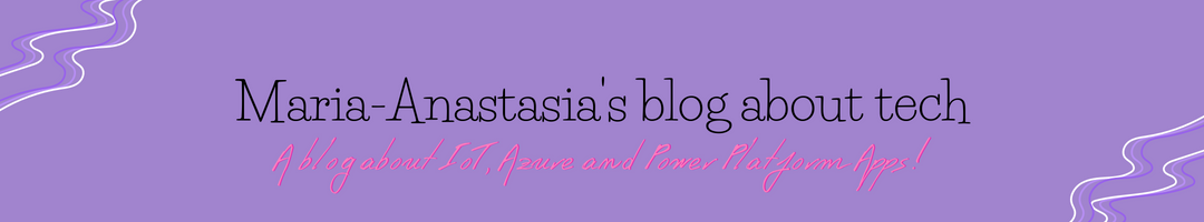 Maria-Anastasia's blog about tech
